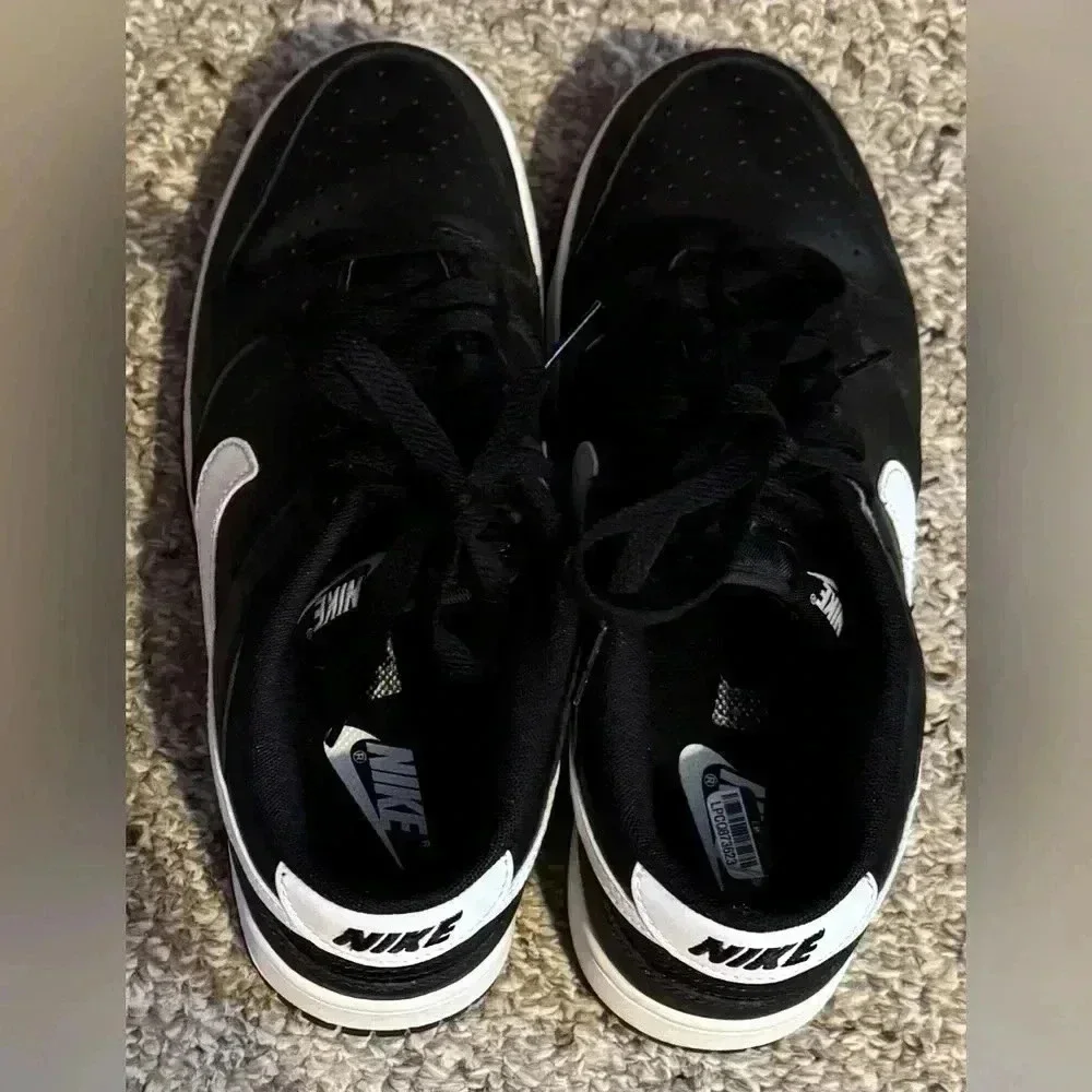 Nike Dunk Low Black Panda Retro Shoes - Picture 4 of 5